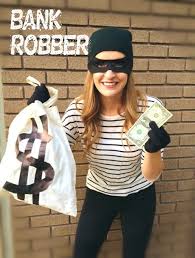 Last Minute Costume Ideas Bank Robber Kostymer