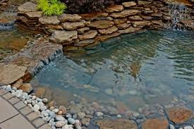 Build wall waterfall with stones fieldstones. 7 Pond Edging Ideas Water Garden Advice