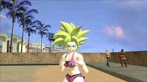 Kefla's hairstyle is a mixture of both of those owned by the female saiyans, being spiky like caulifla's with bangs framing both sides of her face while the majority of her hair is. Gta San Andreas Kefla Bikini From Dbxv2 Mod Gtainside Com