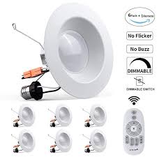 Recessed lighting fixtures retrofit led recessed ceiling. 5 6 Inch Retrofit Led Recessed Lighting Fixture Phwii Dimmable Smart Led Downlight 2 4g Wireless Remote Led Recessed Lighting Recessed Lighting Downlights