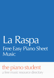 La Raspa Mexican Hat Dance Easy Piano Sheet Music Easy Piano Sheet Music Piano Sheet Music Sheet Music