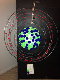 Science Project Platinum Atom Model By Issac Yescas Atom Model Atom Model Project Bohr Model