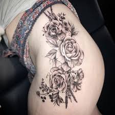 125 Best Thigh Tattoos For Women Cute Ideas Designs 2019 Guide Flower Thigh Tattoos Thigh Tattoos Women Tattoos For Women