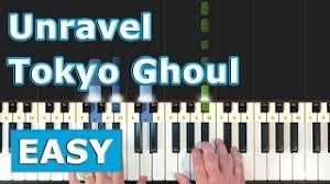 We have more than 2 milion newest roblox song codes for you Tokyo Ghoul Unravel Easy Piano Tutorial Sheet Music Synthesia Youtube