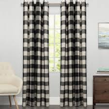 Black And White Buffalo Check Curtains With Grommets Pin On New House