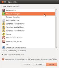 Stack exchange network consists of 178 q&a communities including stack overflow, the largest, most trusted online community for developers to connect and share knowledge within a single location that is structured and easy to search. Nautilus How Do You View The Contents Of A Cab File Ask Ubuntu