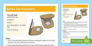 Depending on the size and material of your castanets, the sound of this timeless instrument can vary widely. Castanets Musical Instrument Craft Instructions