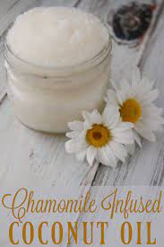 Chamomile Infused Coconut Oil Coconut Oil For Acne Coconut Oil Recipes Coconut Oil Hair