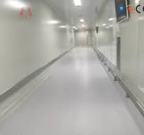 [Hot Item] 60mm de espesor de pared Sandwich Panel con sistema de conductos  de PVC para salas limpias