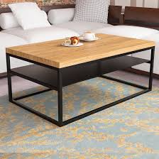 The key is to focus on how you expect your coffee table to be used, and which materials make more sense for your particular needs. Contemporary Coffee Table Malmo Large Take Me Home Oak Lacquered Mdf Steel