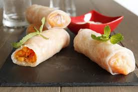 Recette Rouleaux De Printemps Carottes Melon Menthe Recettes De Cuisine Rouleau De Printemps Rouleau De Printemps Fruits