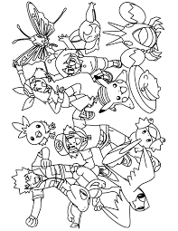 Pokemon Group Coloring Pages Through The Thousand Pictures On The Net In Relation To Pokemon Gr Pokemon Coloring Pages Pikachu Coloring Page Pokemon Coloring