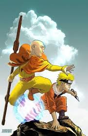 Naruto And Aang Konohagakure Symbol Anime Aang