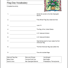 Need a way to keep kids busy as you prep for your memorial day or fourth of july bash? Free Homeschooling Printables For Flag Day