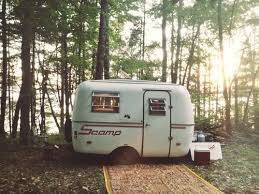 Before After Scamp Nh Id Scamp Trailer Scamp Camper Small Camping Trailer