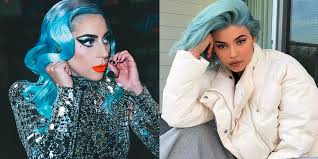 The blue rinse is a type of hair dye that may be applied to gray hair. Blue Hair Trend 2019 Kylie Jenner Lady Gaga Hypebae