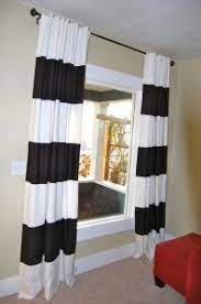 Arlee home fashions tuscan stripe jacquard blackout panel pair. Diy Black White Striped Curtains Black And White Living Room Horizontal Striped Curtains Blue Striped Curtains