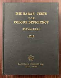 Ishiharas Book For Colour Deficiency Latest Edition 38 Plates With User Manual
