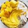 Mango Smoothie Bowl from thehintofrosemary.com