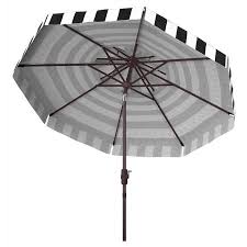 Are customized by your choice of bold color option. Safavieh Elsa 9 Market Crank Double Top Patio Umbrella Black White From Safavieh Accuweather Shop