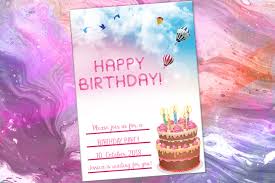 Maybe you would like to learn more about one of these? Happy Birthday Card Party Card Digital Download By Denysdigitalshop Thehungryjpeg Com
