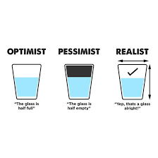 Optimist Pessimist Or Realist Mug By Chargrilled