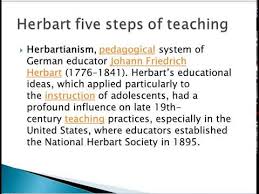 Herbert Five Steps Of Teaching Youtube