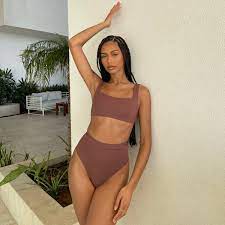 Skims On Twitter Jamilla Strand Wears The Body Basics Wide Neck Bralette And High Waist Brief In Garnet Launching In Sizes Xxs 4x Tomorrow Tuesday January 5 At 9am Pt