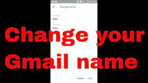 How To Change Gmail Name Username From Android Phone Bdnl Rakib Android Phone Names Phone