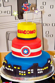 You can bake a cake that will display their super power from thor's hammer to captain america's shield. Comic Inspired Kids Superhero Party Ideas Hostess With The Mostess