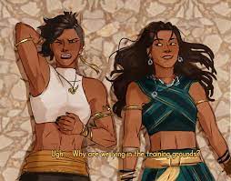 Raya inches closer to namaari, whispering, i know i should, but i don't trust it. what if it's poisoned? namaari learns of raya's distrust in food. Rayaari On Tumblr