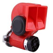 12v 24v 278db Car Truck Motorcycle Super Loud Electric Pump Air Horn Snail Siren Dual Tone Trumpet Wish Cars Trucks Horns Black Silver