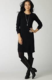 J Jill Seamed Sweater Dress Fashion Black Sweater Dress Outfit Women Dresses Casual Summer
