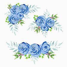 Blue Rose Flower Bouquet Watercolor Illustration Blue Clipart Vintage Illustration Png And Vector With Transparent Background For Free Download Watercolor Illustration Watercolor Flower Wedding Pink Roses Background