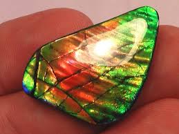 Fantastic Changing Pattern Rainbow Color Natural Ammolite Gemstone Gemstones Ammolite Gemstone Jewellery Design