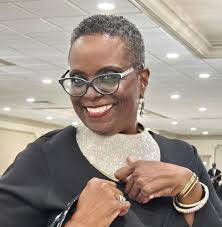 Getting ready to walk into Dr. Valerie Stancill…