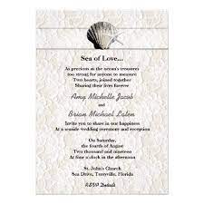 Romantic Seashells White Floral Lace Beach Wedding Wedding Invitations Romantic Wedding Invitation Images Wedding Invitation Wording