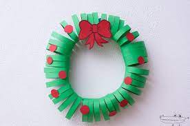 Manualidades Infantiles Corona De Navidad Christmas Crafts Christmas Wreaths Creative Kids