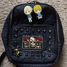 The front zipper pocket has a rainbow with a large mickey mouse head. Bags Attack On Titan Anime Tokidoki Skull Mini Backpack Poshmark