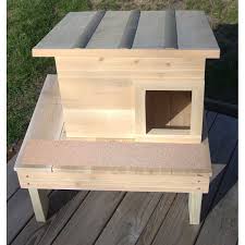 Check spelling or type a new query. Double Deck Outdoor Cedar Wood Cat House Shelter Catsplay Superstore