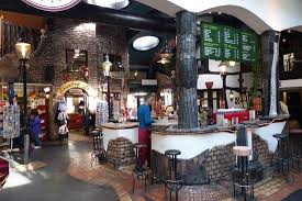 Even if you do not visit the museum you have the opportunity to see a bit of the interior design. Cafe Inside Hundertwasser Village Picture Of Hundertwasser Village Vienna Tripadvisor