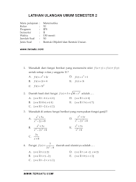 Maybe you would like to learn more about one of these? Soal Ukk Matematika Ips Sma Kelas 11
