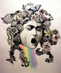 Illustrating a sunrise in Medford with Uni-ball and Prismacolor markers