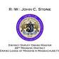 Last Official Visit of R∴W∴ John C. Stone to event image