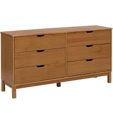 Due to industry wide material shortages, estimated shipping times for certain items may be extended. East Urban Home 6 Drawer 59 06 W Solid Wood Double Dresser Wayfair