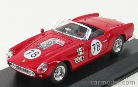 Ferrari 250 gt california spider swb. Art Model Art196 Scale 1 43 Ferrari 250 California N 78 Nurburgring 1960 P Gerini Red