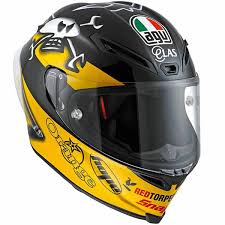 Agv Corsa Gp Guy Gloss Yellow Black Martin Full Face Helmet