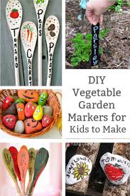 They are stamped with insects and flowers. Cute Diy Vegetable Garden Markers To Make