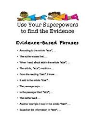 Evidence Based Phrases For Opinion Informative Text Based Writing Informative Essay Writing Text Based