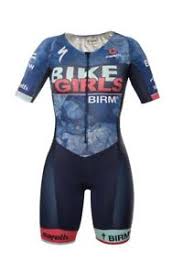 Details About Women S Cycling Clothing Blue Skinsuit Size L